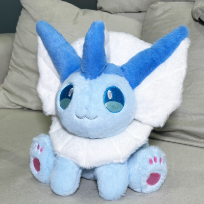 「In Stock 」25cm Vaporeon Plush Toy, New Ver.