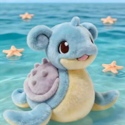 「Pre order」30cm Lapras plush，shipping in 2026 Q3