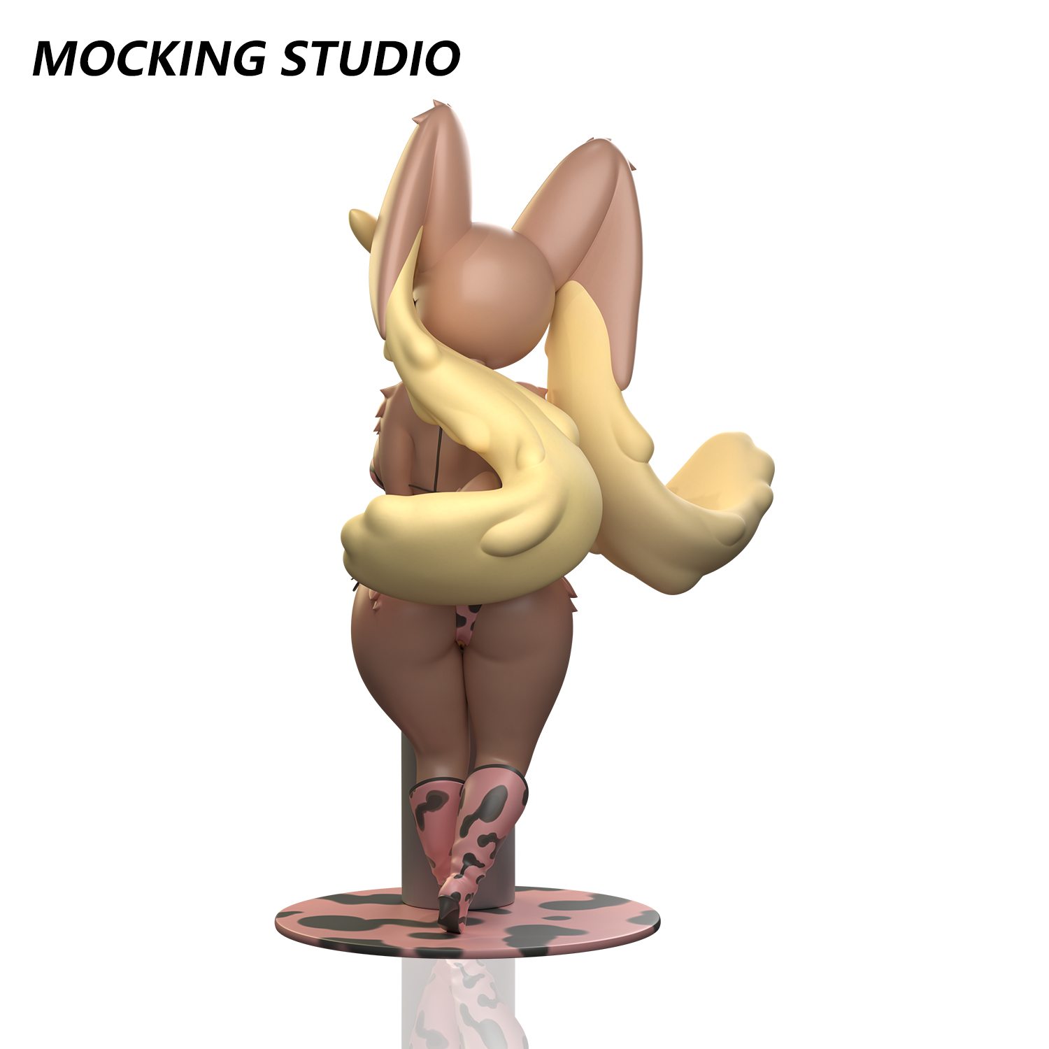 「Pre-Order」「200 units Limited」22cm YUIO Cowkini Lopunny&Cinderace figure Set Bundle, shipping time 2026 Q42026 Q4-2027 Q1 - Image 10