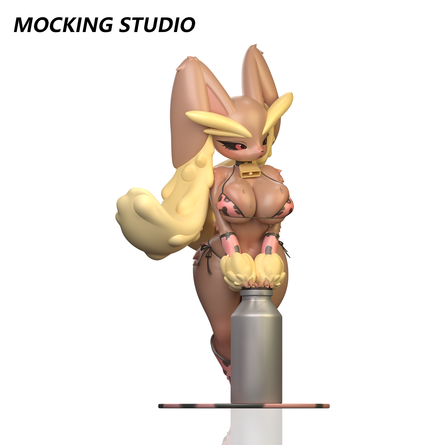 「Pre-Order」「200 units Limited」22cm YUIO Cowkini Lopunny&Cinderace figure Set Bundle, shipping time 2026 Q42026 Q4-2027 Q1 - Image 11