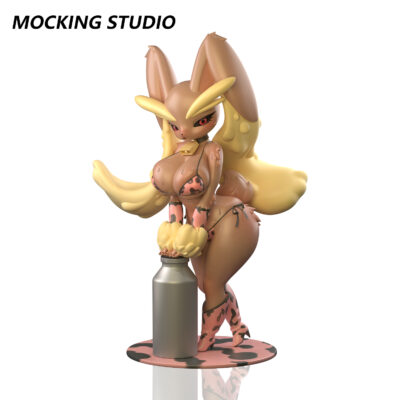 「Pre-Order」「200 units limited」22cm YUIO Cowkini Lopunny figure, shipping time 2026 Q4-2027 Q1